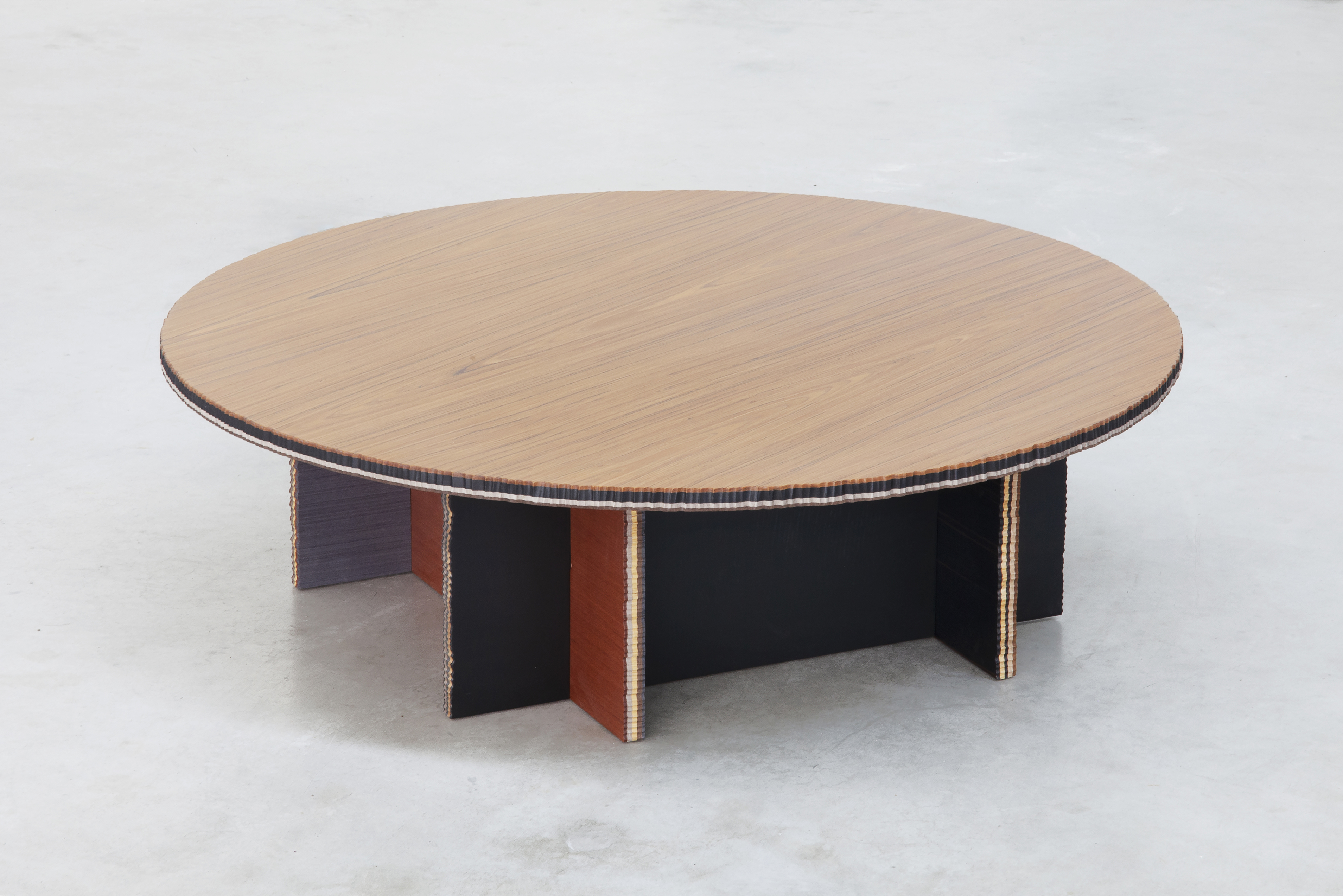 Marco Campardo designed George collection with reclaimed Alpi Wood and Seeds London Gallery