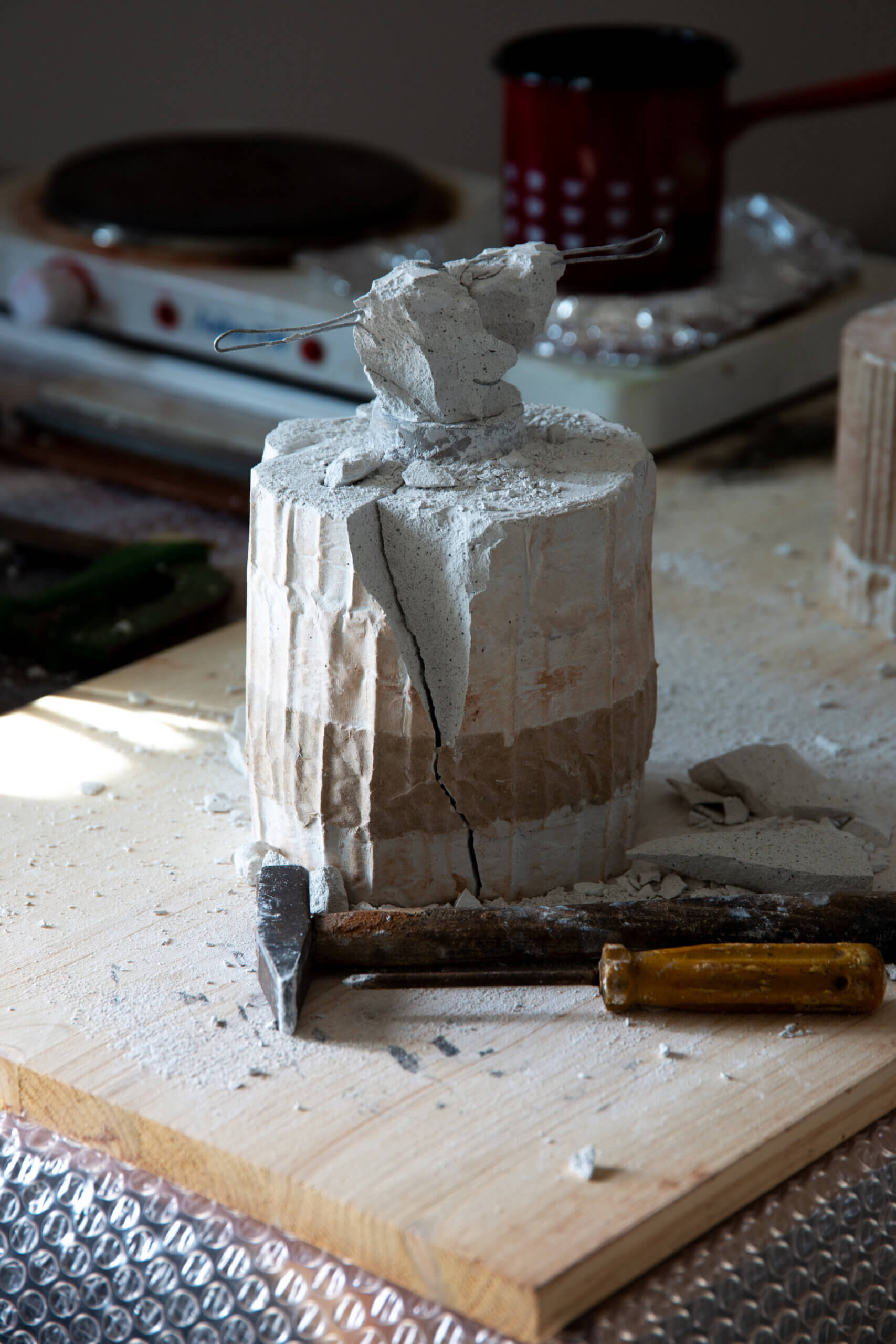 'The Lost Clay Workshop' by Marco Campardo Studio 21–23 April 2021 – MA Material Futures Central Saint Martins, London
